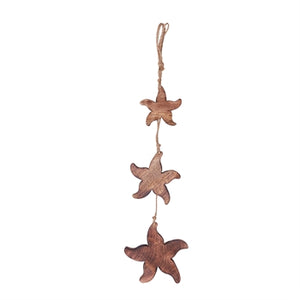 Wooden Sea Star Drop - The Hawaii Store