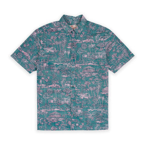 Kahala "The Country" Men's Shirt, Tan or Teal - The Hawaii Store