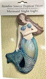 Mermaid Blue Capiz Night Light - The Hawaii Store