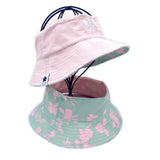 Hale Pua Reversible Open Crown Puka Bucket Hat- Ginger Ulei