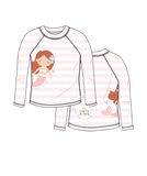 Earth Nymph "Seaside" Baby Girl Wet Shirt