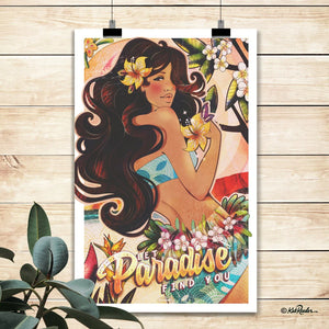 Enchanted Paradise - 11x17 poster - The Hawaii Store