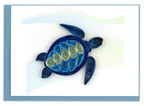 Quillingcard Quilled "Turtle"  Mini Gift EnclosureCard