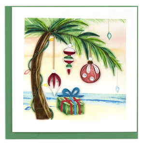 Quilled Island Holiday Greeting Card - The Hawaii Store