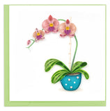 Quilled Potted Orchid Greeting Card - The Hawaii Store