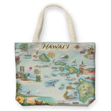 Xplorer Maps Hawaii Canvas Tote Bag