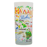 Catstudio "Hawaii" Frosted Glass Tumbler, 15-oz.