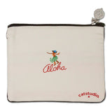 Catstudio Zippered "Hawaii Aloha" Pouch- Reverse Side