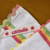 Catstudio "Hawaiian Isles" Cotton Dish Towel label tag