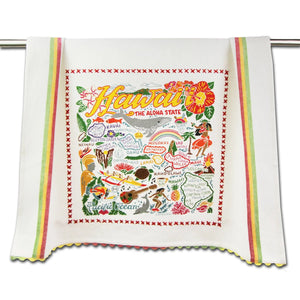 Catstudio "Hawaiian Isles" Cotton Dish Towel