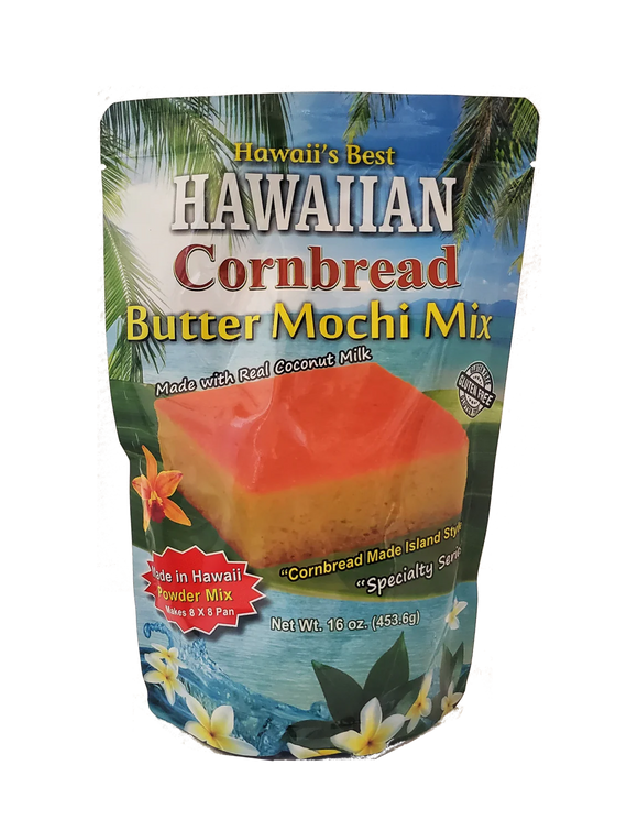 Hawaii's Best Cornbread Butter Mochi Mix, 15oz