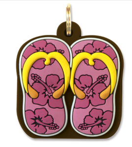 Pink Flip Flop Slippers Key Cover