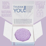 Luxiny Rosemary Lavender Volume Shampoo Bar in open package