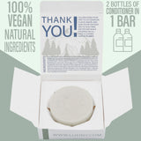 Luxiny "Tea Tree Mint" Conditioner Camping Bar in open packaging