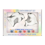 Luxiny Palm Tree and  Dolphin "Paint Your Own Bath Bomb" Package