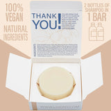 Luxiny Unscented Strength Conditioner Bar in open package