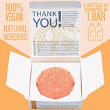 Luxiny Mango Frizz Shampoo Bar in open package