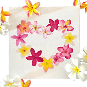 Hale Pua Paint by Numbers Kit- Plumeria 1