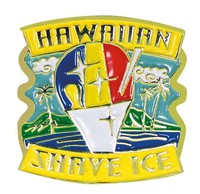 Hawaiian Shave Ice Souvenir Pin