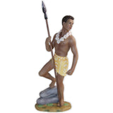 "Spearman" Porcelain Figurine - 10" - Polynesian Cultural Center