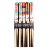 Aloha "Hawaiian Tribal" Reusable Bamboo Chopsticks