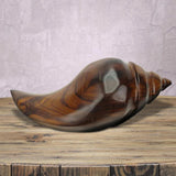 Hand-carved Ironwood Conch Shell