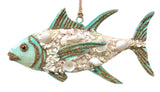 Kubla Crafts Enamel Fish with Shells Christmas Ornament- Polynesian Cultural Center