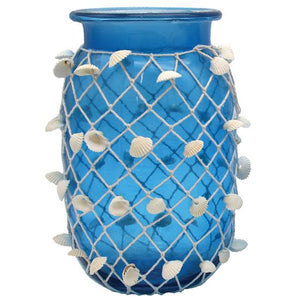 Vase Netting Shells 7.5x11 - Polynesian Cultural Center