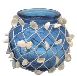Vase Netting Shells 7.5x8 - Polynesian Cultural Center