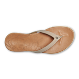 Olukai "Honu" Women's Sandal- Tapa and Golden Sand Top View