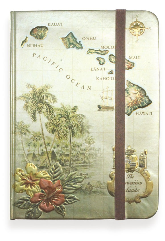 Foil Notebook with Elastic Band - Polynesian Cultural Center