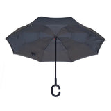 Black Topsy Turvey Umbrella - The Hawaii Store