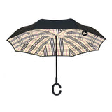 Plaid Topsy Turvy Umbrella - The Hawaii Store