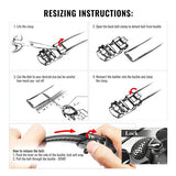 Instructions for sizing of the belt