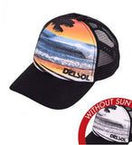 Trucker Hat "Ocean Surf" Black - Polynesian Cultural Center