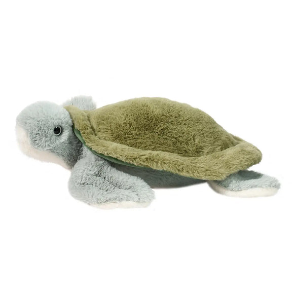 Sea Turtle Plush that is gray and green