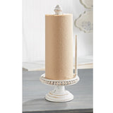 Beaded White Wood Paper Towel Holder - Polynesian Cultural Center