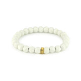 BR Men Stack SS Lg Ivory - Polynesian Cultural CenterJilzarah "Ivory" Large Stack Bracelet