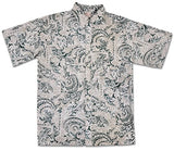 Go Barefoot Honu Tapa Authentic Men's Hawaiian Shirt