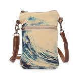 Cott N Curls "Great Wave" Sling Cellphone Bag 