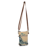 Cott N Curls "Great Wave" Sling Cellphone Bag 