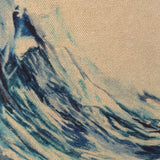 Close up of Cott N Curls "Great Wave" Sling Cellphone Bag Print