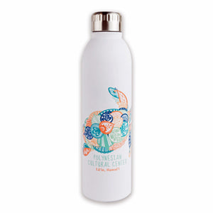 Henna Turtle PCC logo Stainless Water Bottle- 17 ounce.