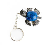 Blue Marble Honu (Sea Turtle) Key Chain