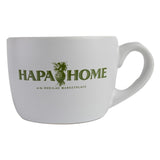 White Ceramic Mug with Hapa Home Logo 