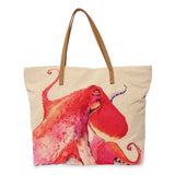 Cott n Curls "Octopus" Canvas Tote Bag