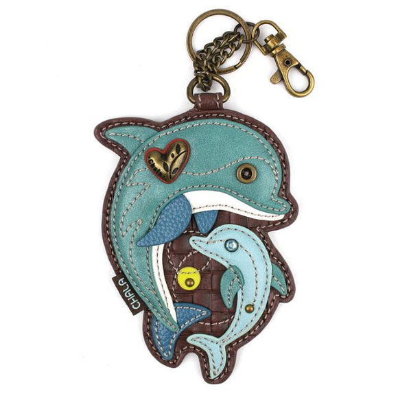 Chala Dolphin Key Fob and Coin Purse
