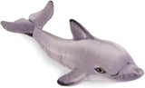 Real Planet Dolphin Plush- Gray 