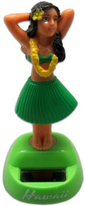 Solar Powered Hula Dancer Dashboard Doll, 4.25-Inches