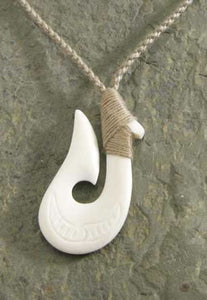 Bone Wrapped Hook Necklace - Polynesian Cultural Center